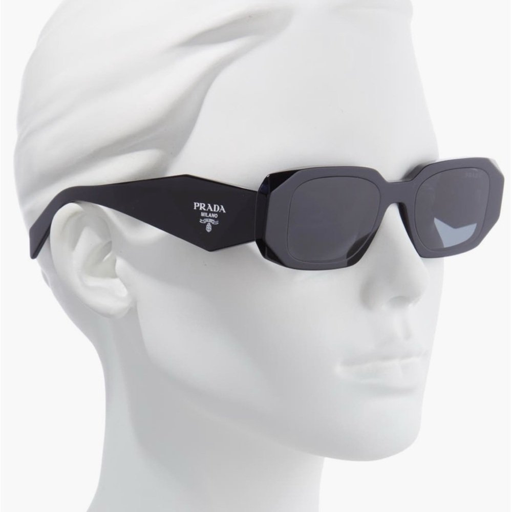 Prada Runway 49mm Rectangular Sunglasses